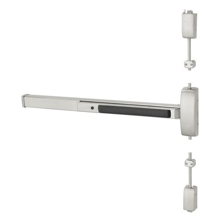 SARGENT Grade 1 Surface Vertical Rod Exit Device, Wide Stile Pushpad, 48-in Device, 120-in Door Height, Clas 8713G ETL LHR 32D